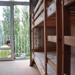 Гостиница Localhostel Кровать в общем номере с двухъярусной кроватью фото 17