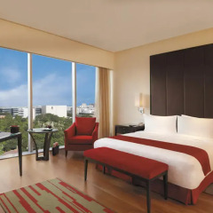 Отель Trident, Hyderabad 5* Стандартный номер с различными типами кроватей фото 3
