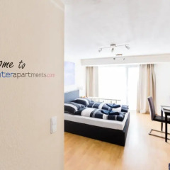 Отель Centerapartments Am Wehrhahn Германия, Дюссельдорф - отзывы, цены и фото номеров - забронировать отель Centerapartments Am Wehrhahn онлайн комната для гостей фото 4
