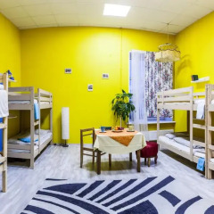 Хостел Пётр Кровать в общем номере с двухъярусной кроватью фото 10