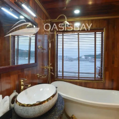 Отель Oasis Bay Classic Cruise Вьетнам, Халонг - отзывы, цены и фото номеров - забронировать отель Oasis Bay Classic Cruise онлайн ванная
