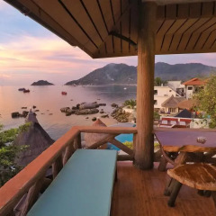 Отель DD Hut Koh Tao 3* Бунгало Делюкс с различными типами кроватей фото 4