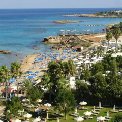 Отель George's Villa Кипр, Протарас - отзывы, цены и фото номеров - забронировать отель George's Villa онлайн пляж фото 2