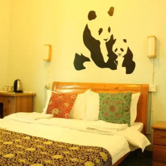 Chengdu Mrs Panda Hostel Номер с общей ванной комнатой с различными типами кроватей (общая ванная комната) фото 5