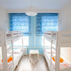Хостел Нappy House Кровать в общем номере с двухъярусной кроватью фото 8