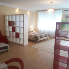 Апартаменты Apartment Red and White комната для гостей фото 4
