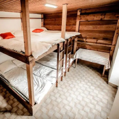 Отель Auberge du Mont-Blanc Кровать в общем номере с двухъярусной кроватью фото 4