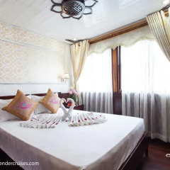 Отель Halong Lavender Cruises 3* Номер Делюкс с двуспальной кроватью фото 6