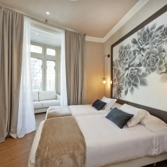 Отель Hostal Central Barcelona Стандартный семейный номер с двуспальной кроватью фото 2