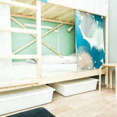 Гостиница Hostels Rus Vnukovo Кровати в общем номере с двухъярусными кроватями фото 5