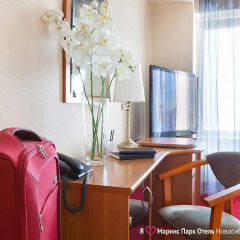 Marins Park Hotel Novosibirsk 4* Стандартный номер с двуспальной кроватью фото 8