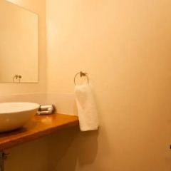 Отель Bears Den Mountain Lodge Хакуба ванная