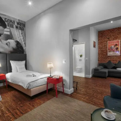 Отель Cinema Rooms - Piotrkowska 4* Студия с различными типами кроватей фото 5