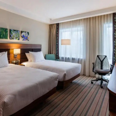 Гостиница Hilton Garden Inn Moscow Новая Рига 4* Стандартный номер с 2 отдельными кроватями фото 2