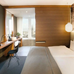 me and all hotel duesseldorf 3* Стандартный номер с различными типами кроватей фото 6