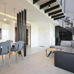 Апартаменты Dom & House - Apartments Waterlane Люкс с различными типами кроватей фото 15