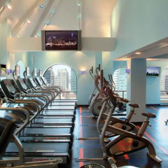 Отель New York Marriott East Side США, Нью-Йорк - отзывы, цены и фото номеров - забронировать отель New York Marriott East Side онлайн фитнесс-зал фото 2