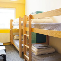 Music Hostel Rewolucji Кровать в женском общем номере с двухъярусной кроватью фото 4