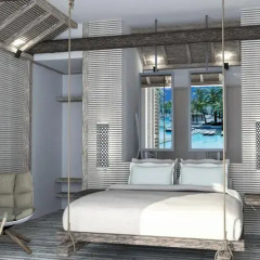 Отель Stella Island Luxury resort & Spa - Adults Only 5* Бунгало с различными типами кроватей фото 2
