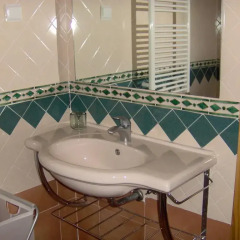 Отель Aldeamento Turistico Casas da Comporta ванная