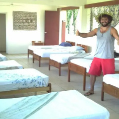 Отель Bamboo Backpackers Кровать в общем номере фото 14