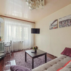 Апартаменты Kvartiras Minsk Apartments Минск комната для гостей фото 2