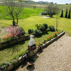 Отель Bed and Breakfast Cascina Beccaris Костиглиоле-д'Асти спортивное сооружение
