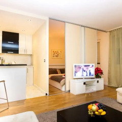 Отель Slavija Square Apartments Сербия, Белград - отзывы, цены и фото номеров - забронировать отель Slavija Square Apartments онлайн комната для гостей фото 4