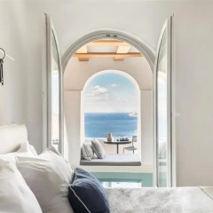Отель Porto Fira Suites 4* Люкс с различными типами кроватей фото 3