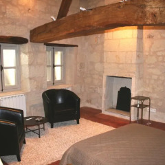 Отель Gite Chateau De Chaintres Сомюр комната для гостей фото 2
