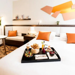 Radisson Blu Hotel, Paris Boulogne 4* Стандартный семейный номер с двуспальной кроватью