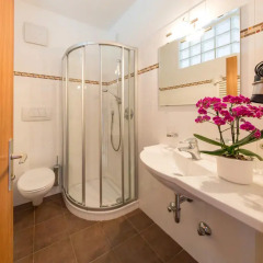 Отель Pension Gruenwald Терлано ванная фото 2