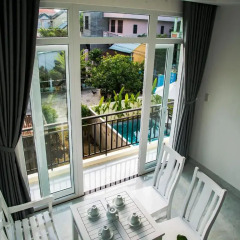 Отель Flamingo Villa Hoi An 2* Улучшенный номер с различными типами кроватей фото 5