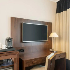 Hotel NH Düsseldorf City Nord 4* Улучшенный номер разные типы кроватей фото 5