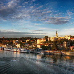 Отель Courtyard Marriott Belgrade City Center Сербия, Белград - 1 отзыв об отеле, цены и фото номеров - забронировать отель Courtyard Marriott Belgrade City Center онлайн приотельная территория фото 2