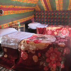 Отель Bivouac Le Ciel Bleu Марокко, Мерзуга - отзывы, цены и фото номеров - забронировать отель Bivouac Le Ciel Bleu онлайн комната для гостей фото 4