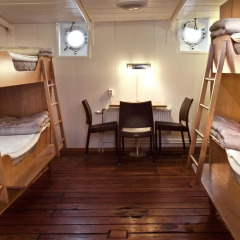 Stf Stockholm/af Chapman & Skeppsholmen Hostel Кровать в общем номере фото 3