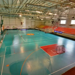 Отель Kocēnu sporta nama hostelis спортивное сооружение