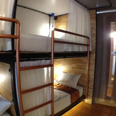 Sleep Owl Hostel Кровать в общем номере с двухъярусной кроватью фото 14