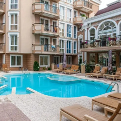 Отель Dawn Park Deluxe Болгария, Солнечный берег - отзывы, цены и фото номеров - забронировать отель Dawn Park Deluxe онлайн бассейн фото 3
