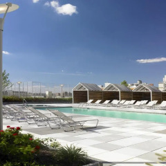Отель Global Luxury Suites at Columbus Студия с различными типами кроватей