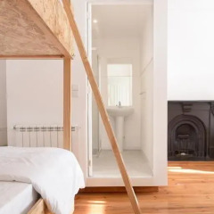 Porto Republica Hostel & Suites Стандартный семейный номер разные типы кроватей фото 5