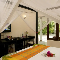 Отель Vilamendhoo Island Resort & Spa 4* Вилла с различными типами кроватей фото 10