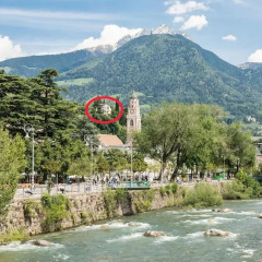 Отель Villa Hochland Меран приотельная территория