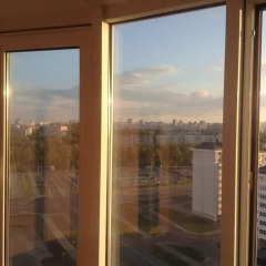 Отель Minsk Arena Panoramic View Минск балкон