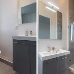 Отель Lascaris - 1 Chambre - Le Port Франция, Ницца - отзывы, цены и фото номеров - забронировать отель Lascaris - 1 Chambre - Le Port онлайн ванная