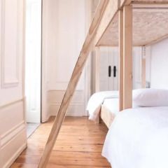 Porto Republica Hostel & Suites Стандартный номер разные типы кроватей (общая ванная комната) фото 2