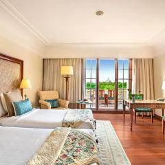 Отель The Oberoi Amarvilas, Agra 5* Номер Делюкс с различными типами кроватей фото 5