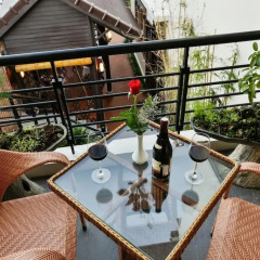 Отель Green Tea Homestay 2* Стандартный семейный номер с различными типами кроватей фото 4
