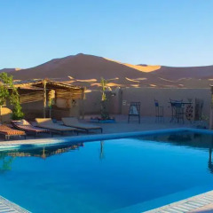 Отель Auberge Sahara Garden Марокко, Мерзуга - отзывы, цены и фото номеров - забронировать отель Auberge Sahara Garden онлайн бассейн фото 3